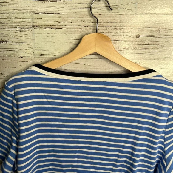 Tommy Hilfiger blue white striped tee  shirt size xl - Picture 5 of 8
